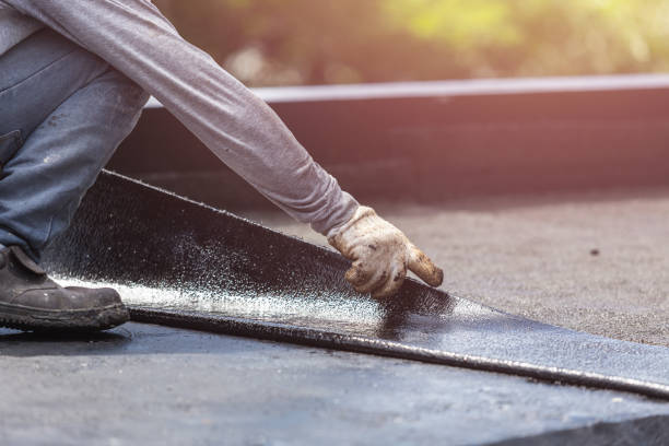 Professional Waterproofing technician working in Harrisburg, OH